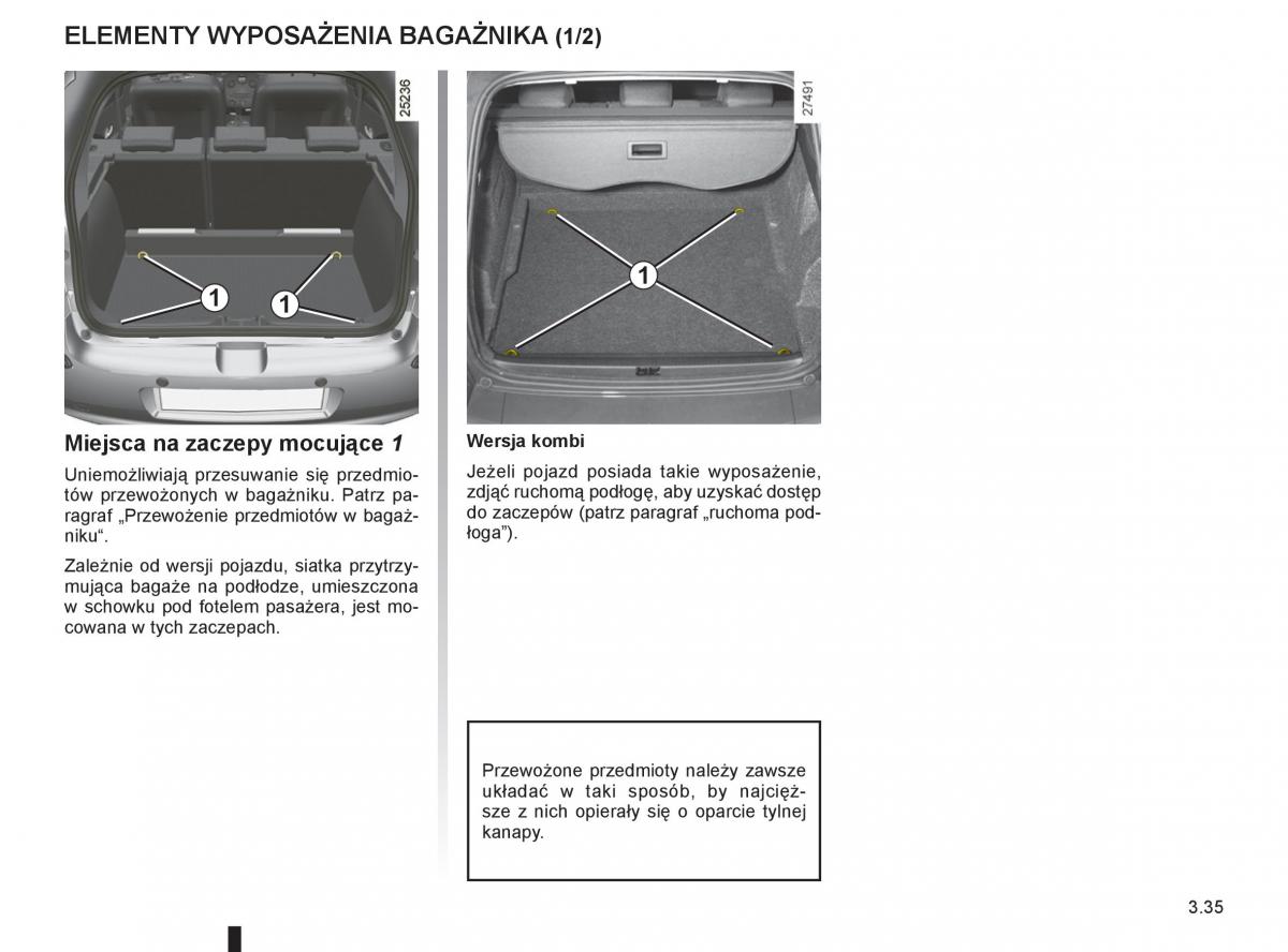 Renault Clio III PHII instrukcja obslugi / page 167