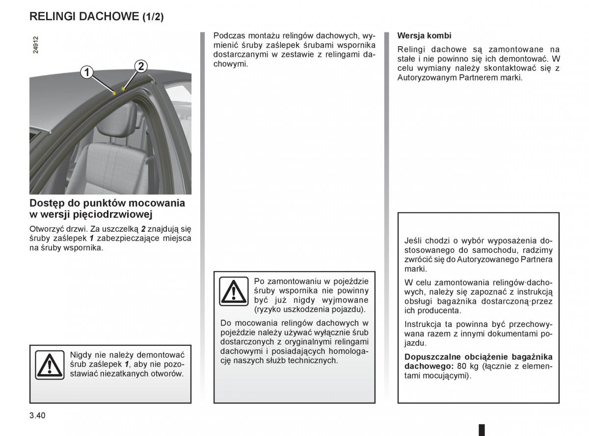 Renault Clio III PHII instrukcja obslugi / page 172