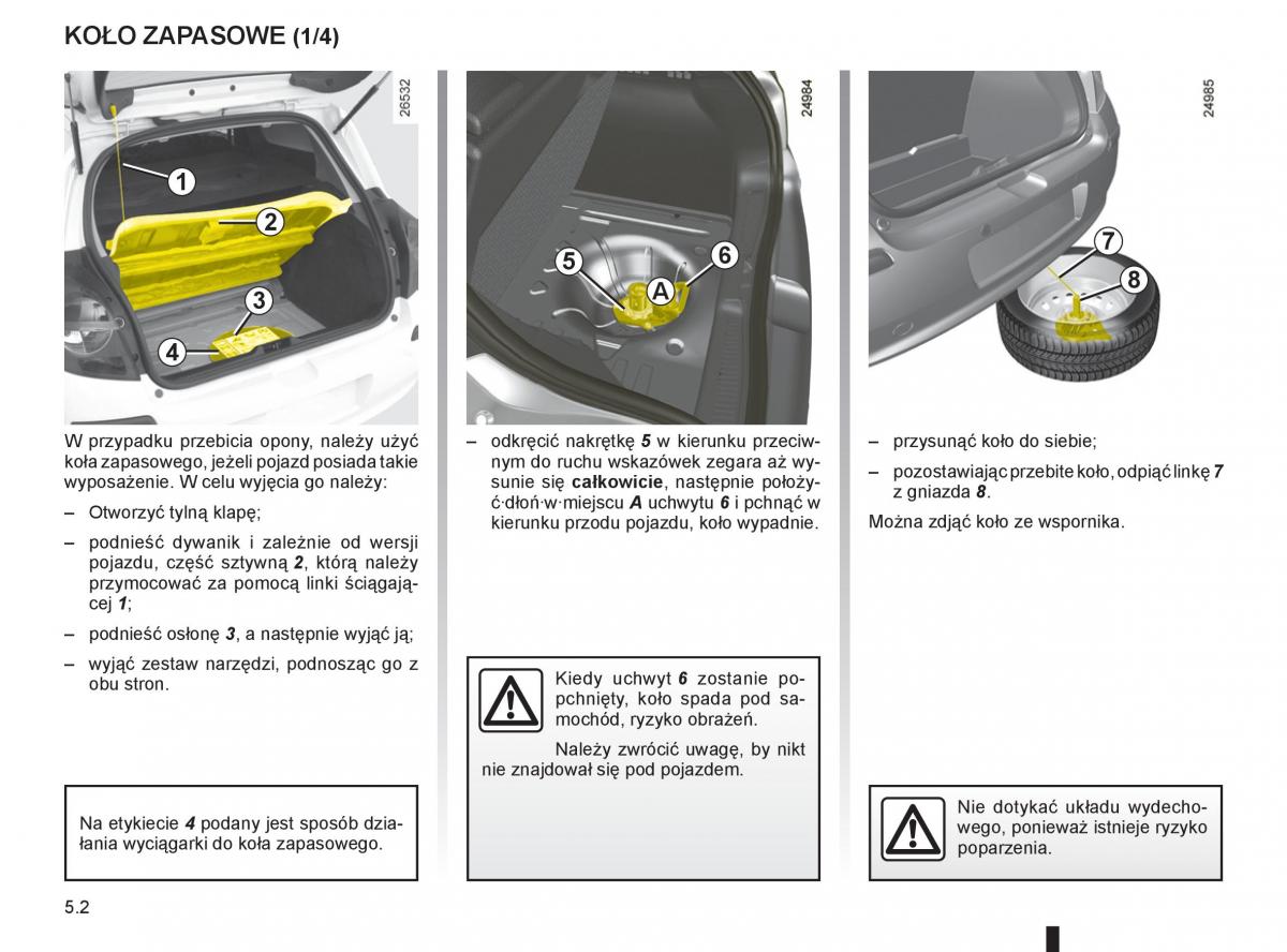 Renault Clio III PHII instrukcja obslugi / page 190