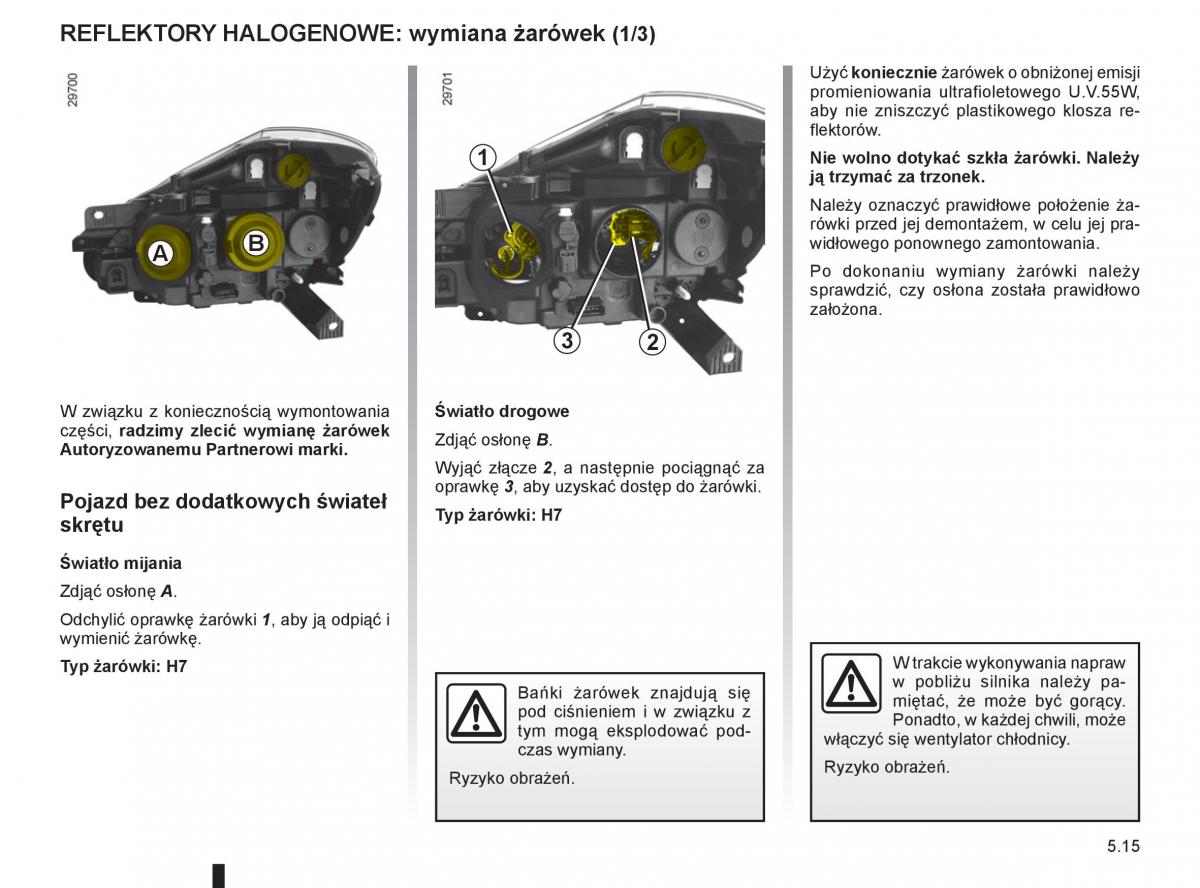 Renault Clio III PHII instrukcja obslugi / page 203