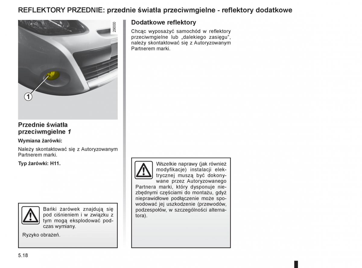 Renault Clio III PHII instrukcja obslugi / page 206