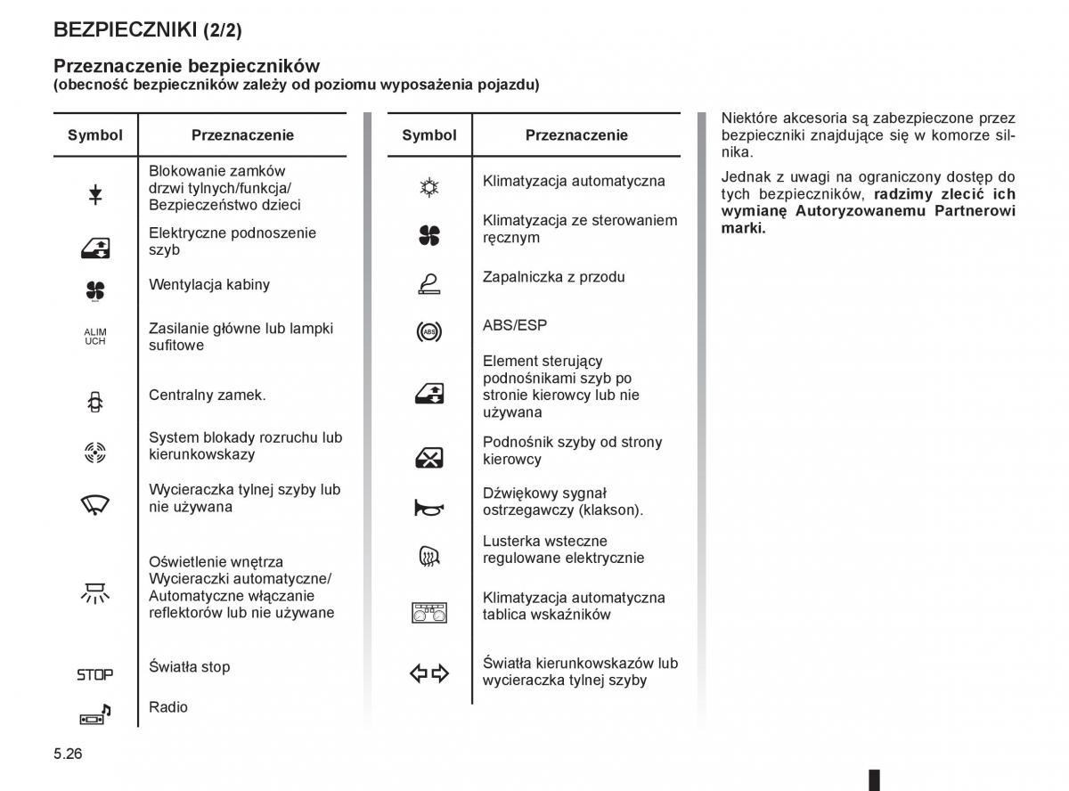 Renault Clio III PHII instrukcja obslugi / page 214