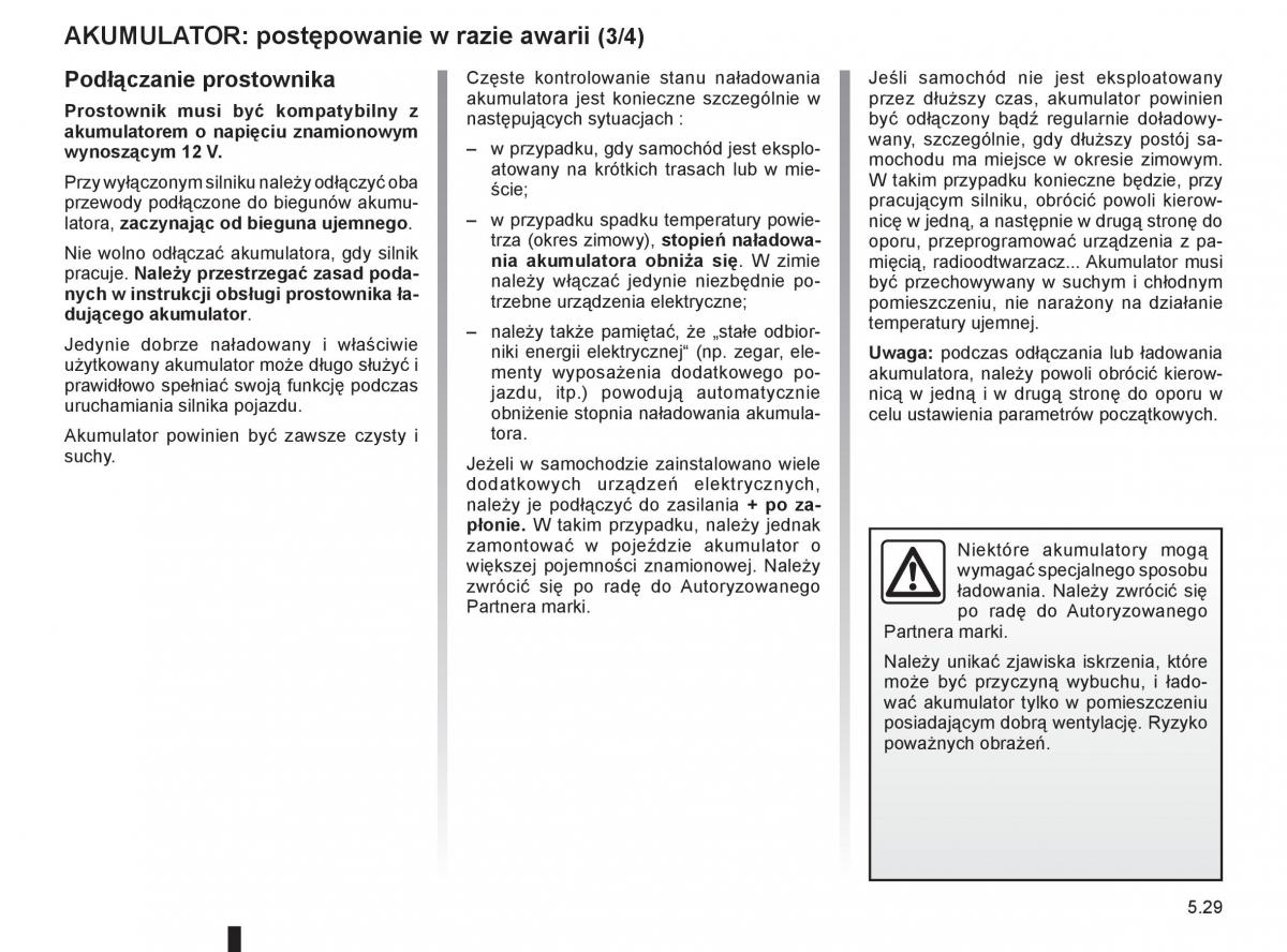 Renault Clio III PHII instrukcja obslugi / page 217