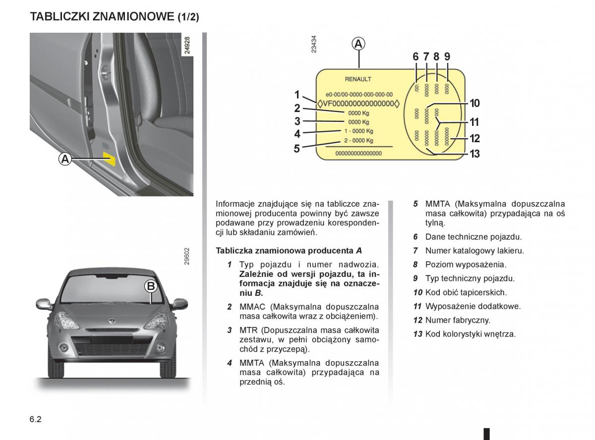 Renault Clio III PHII instrukcja obslugi / page 238