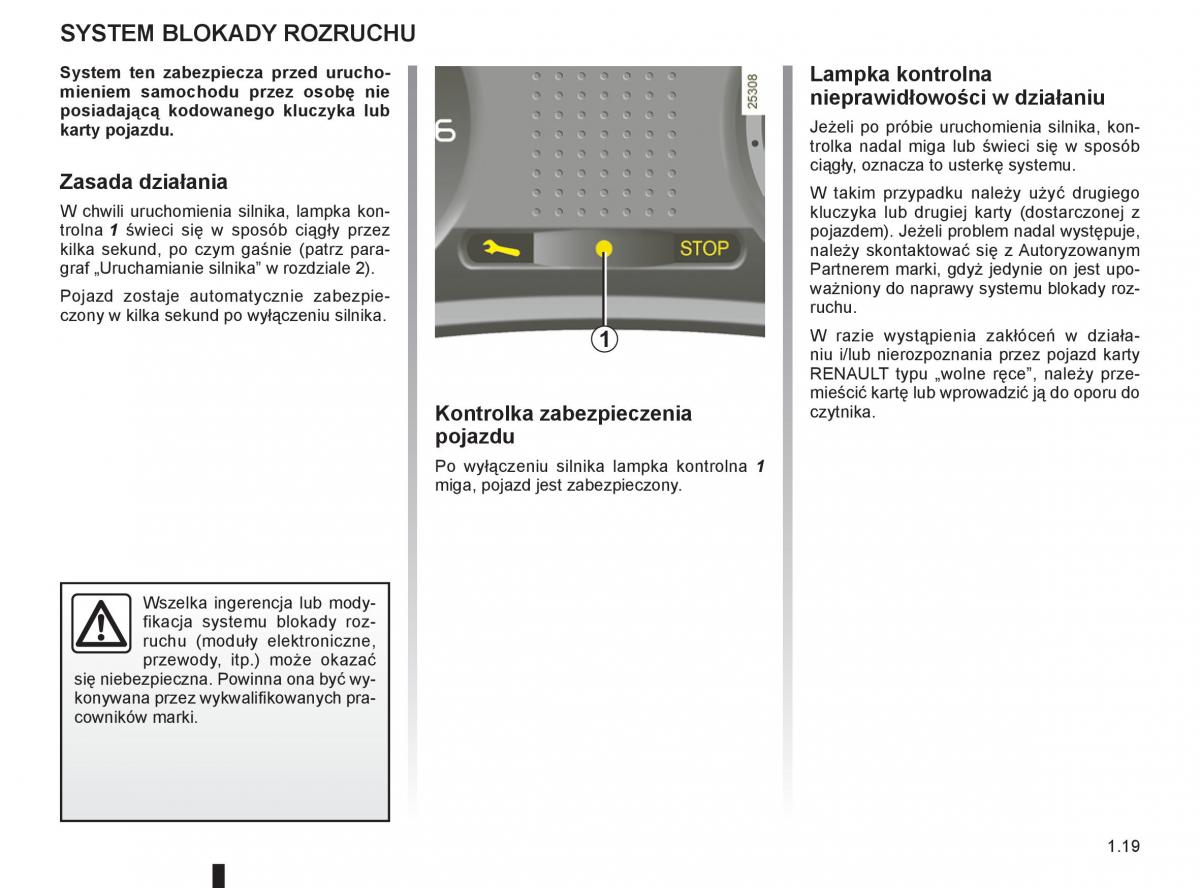 Renault Clio III PHII instrukcja obslugi / page 25