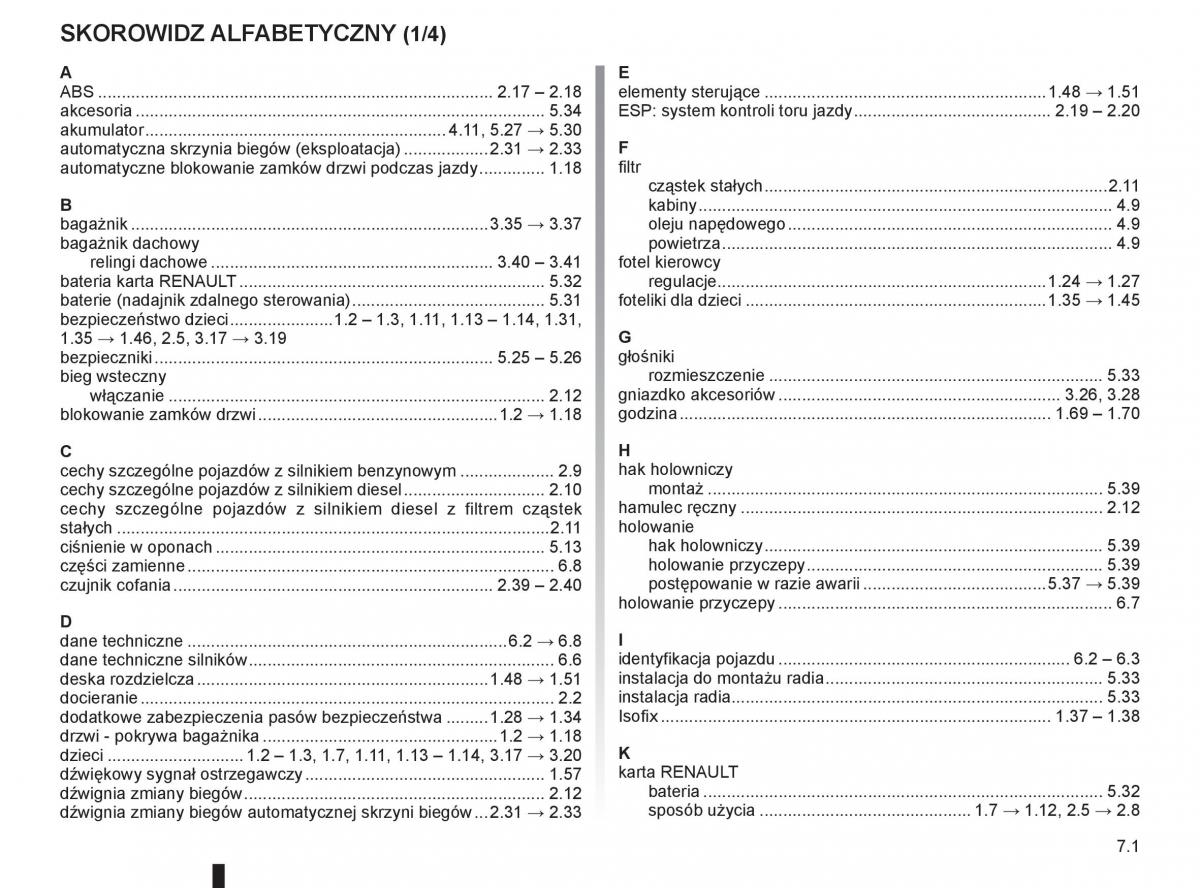 Renault Clio III PHII instrukcja obslugi / page 257