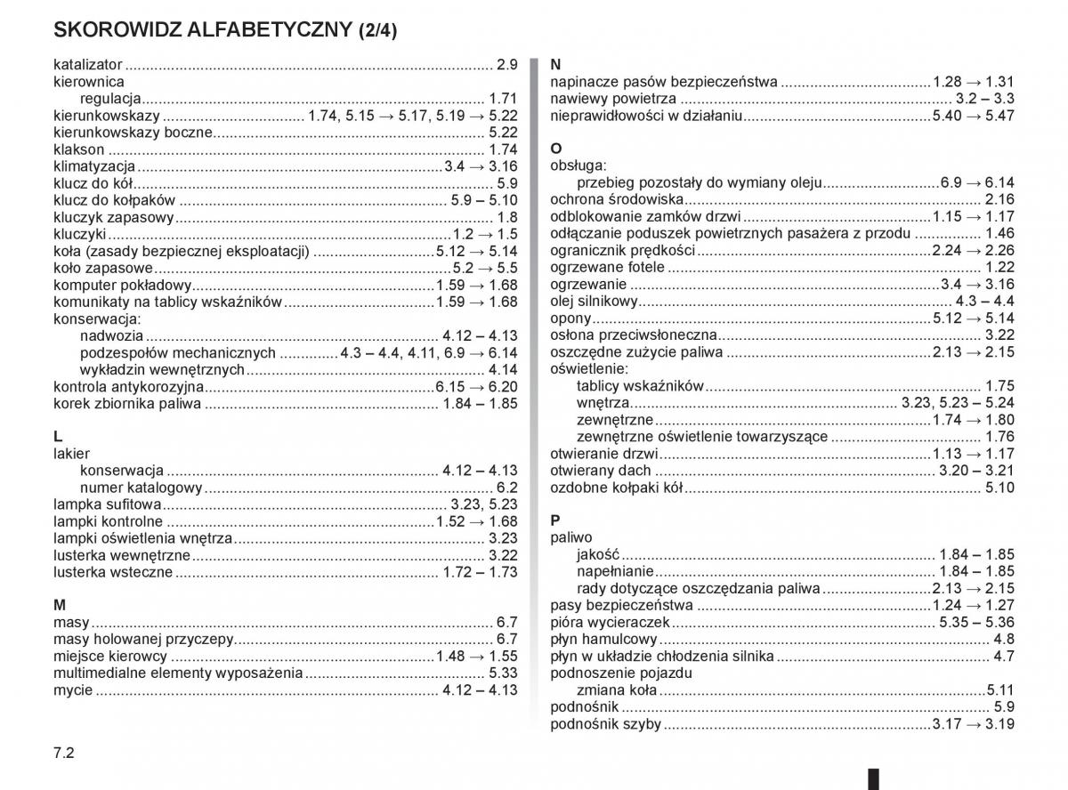 Renault Clio III PHII instrukcja obslugi / page 258