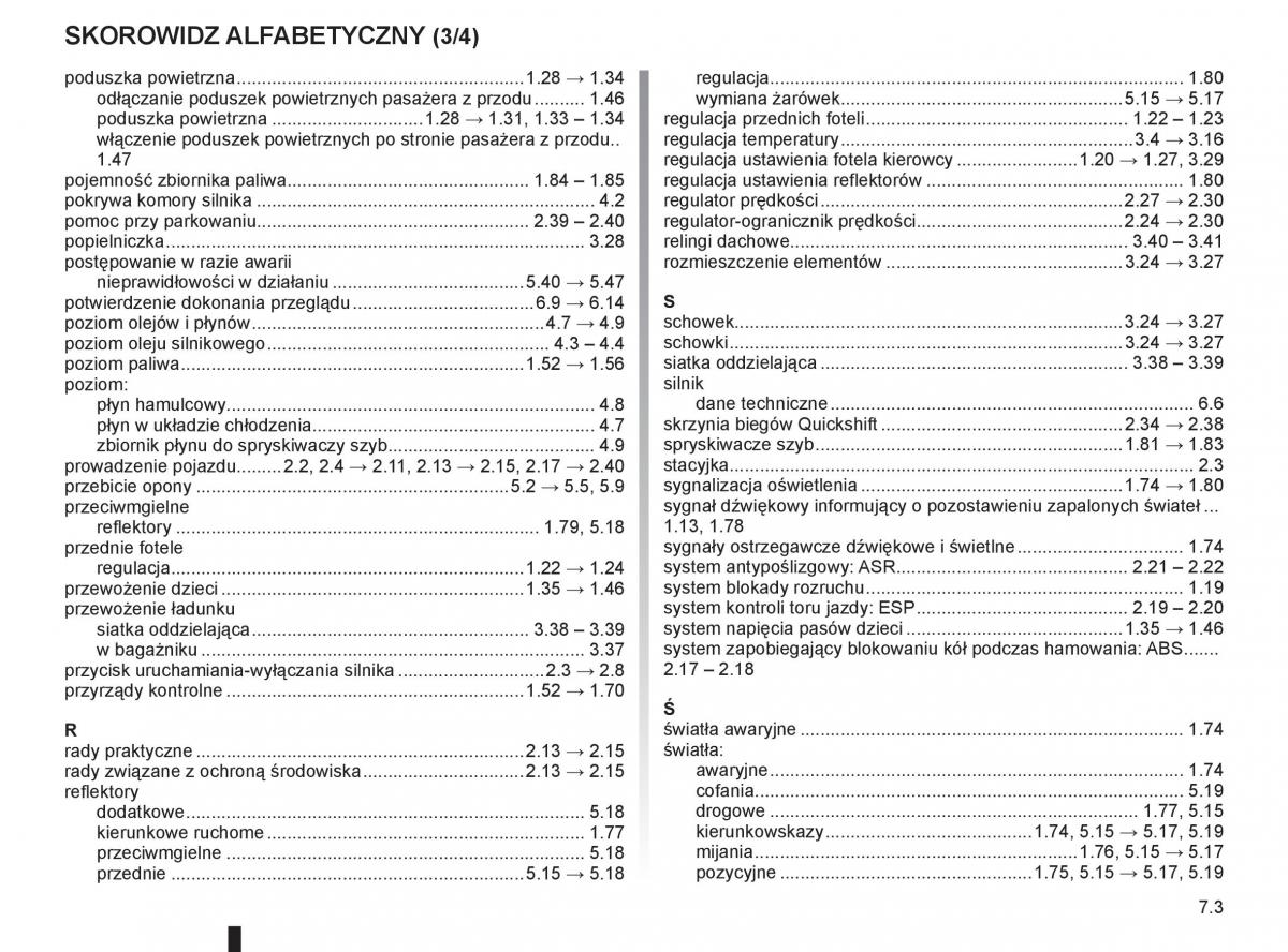 Renault Clio III PHII instrukcja obslugi / page 259