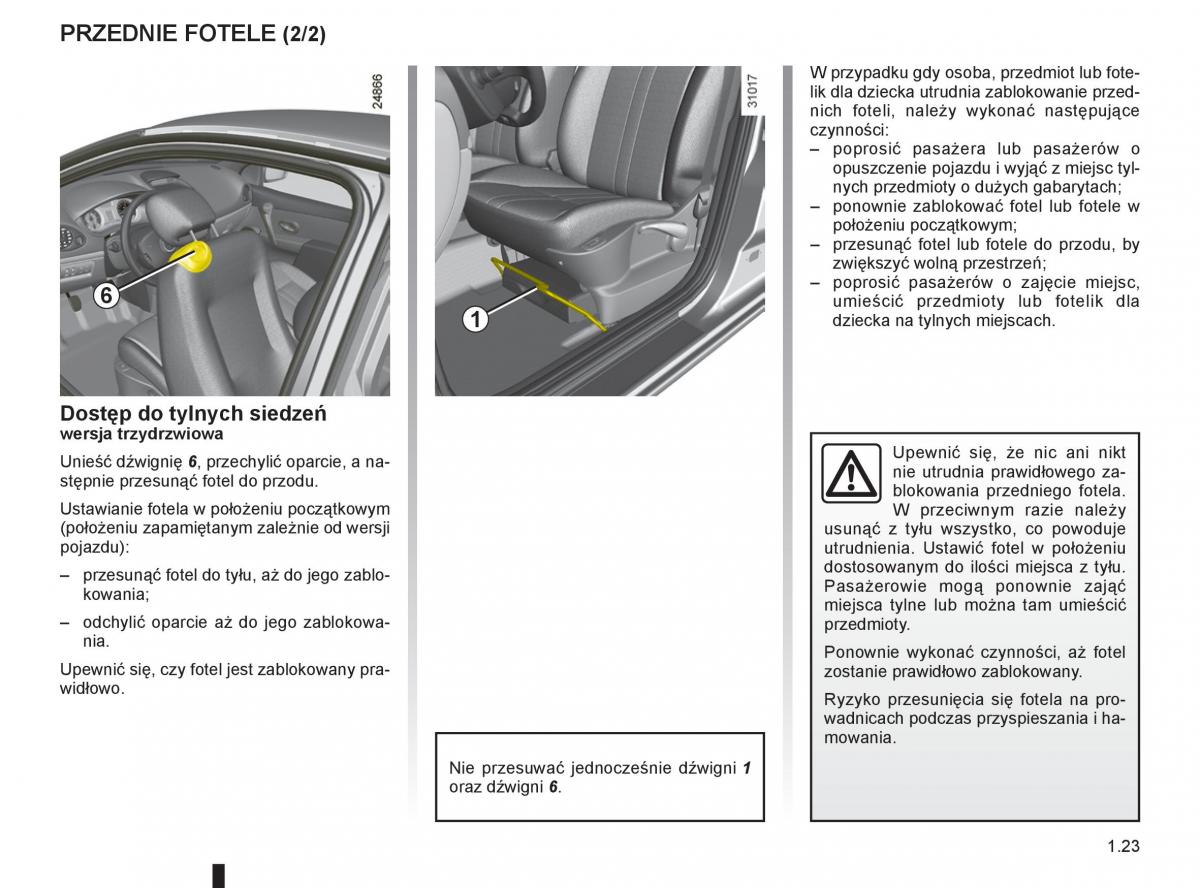 Renault Clio III PHII instrukcja obslugi / page 29