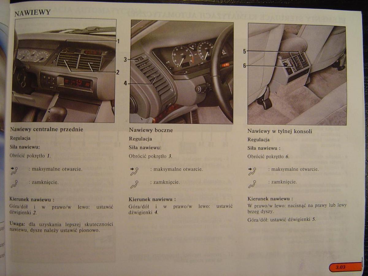 Renault Safrane I instrukcja obslugi / page 59