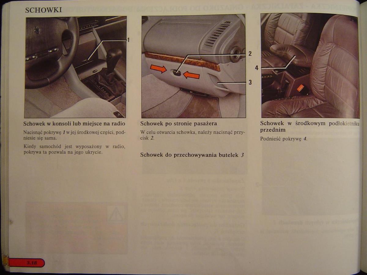 Renault Safrane I instrukcja obslugi / page 74