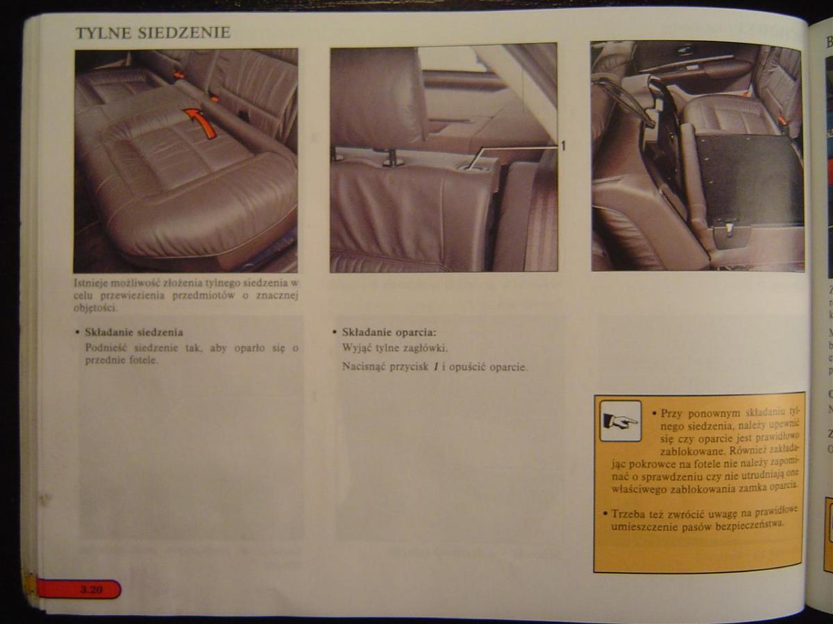 Renault Safrane I instrukcja obslugi / page 76