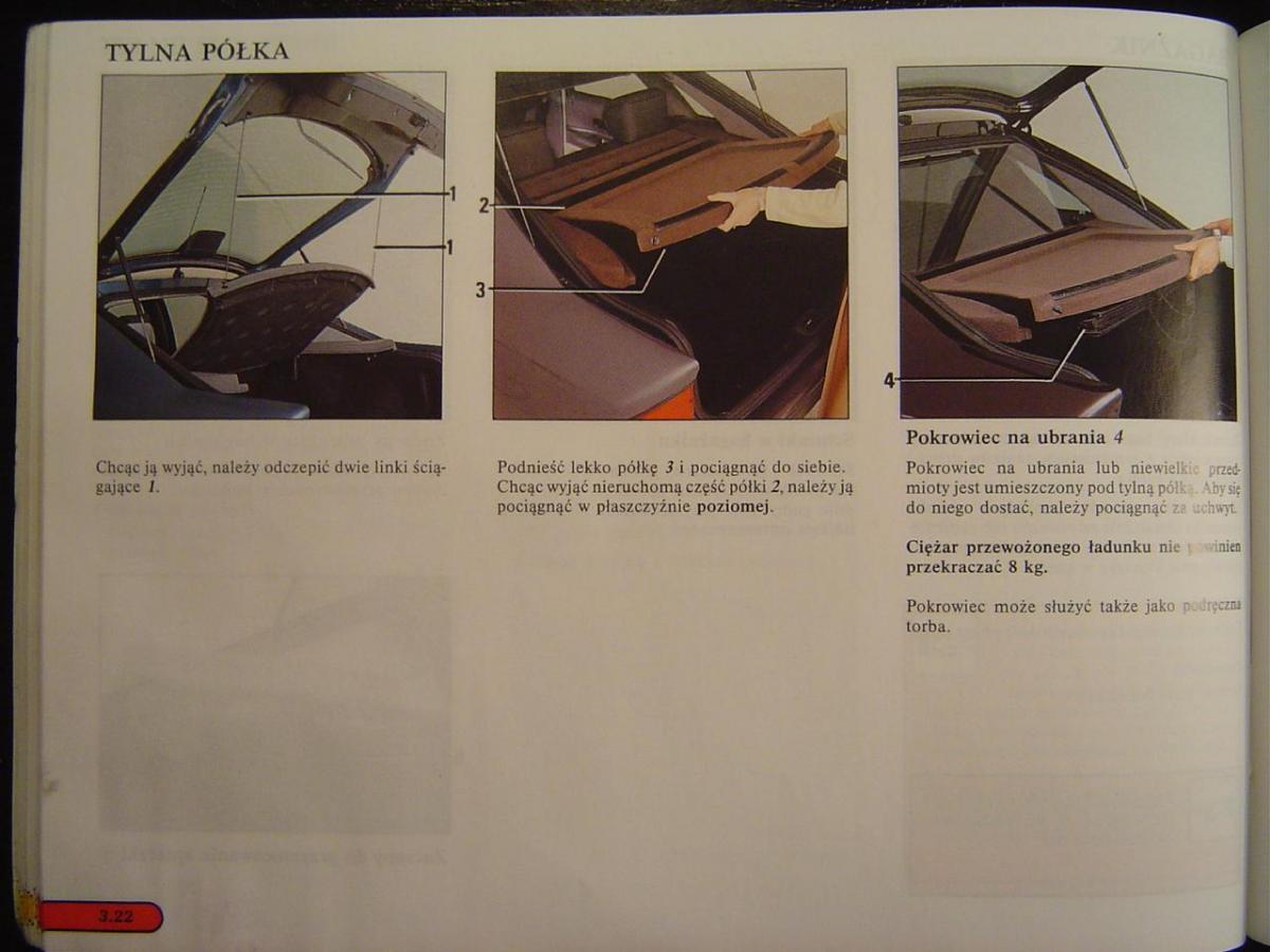 Renault Safrane I instrukcja obslugi / page 78