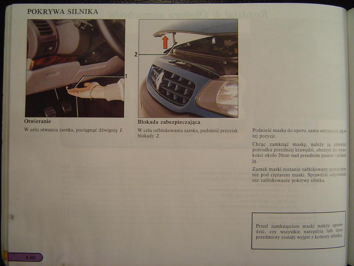 Renault Safrane I instrukcja obslugi / page 80
