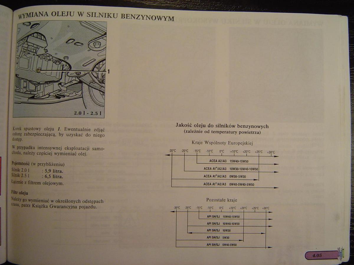 Renault Safrane I instrukcja obslugi / page 83