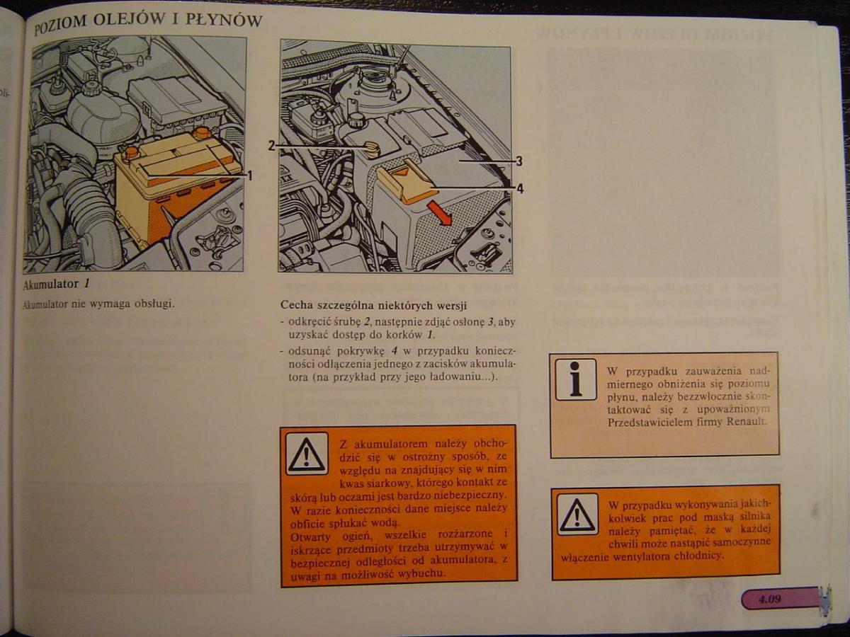 Renault Safrane I instrukcja obslugi / page 87