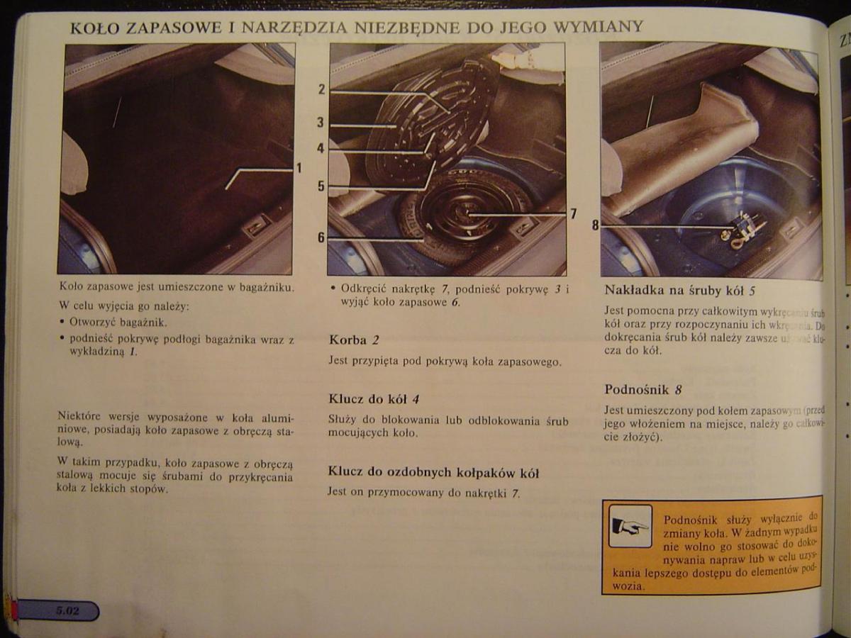 Renault Safrane I instrukcja obslugi / page 93