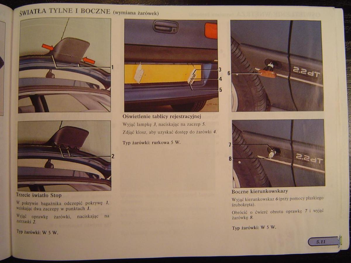 Renault Safrane I instrukcja obslugi / page 102