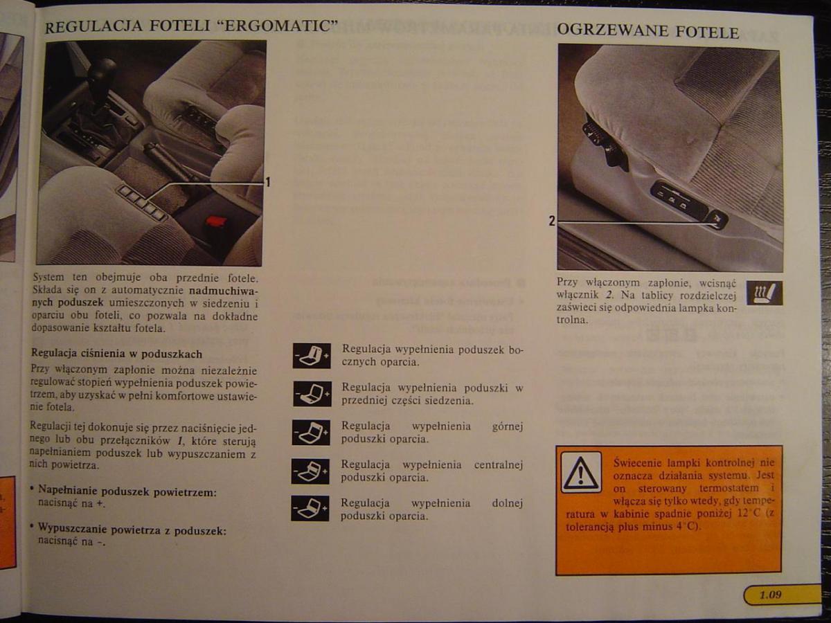 Renault Safrane I instrukcja obslugi / page 15