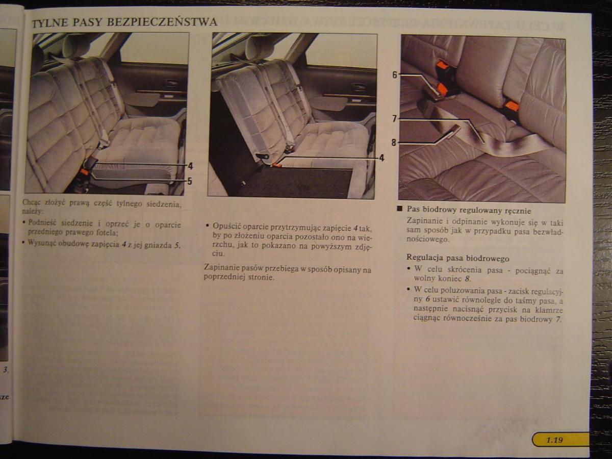 Renault Safrane I instrukcja obslugi / page 25