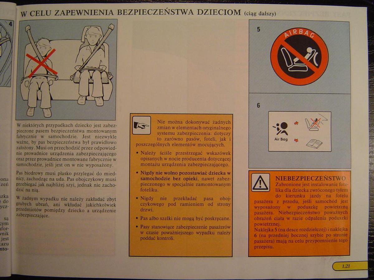 Renault Safrane I instrukcja obslugi / page 27