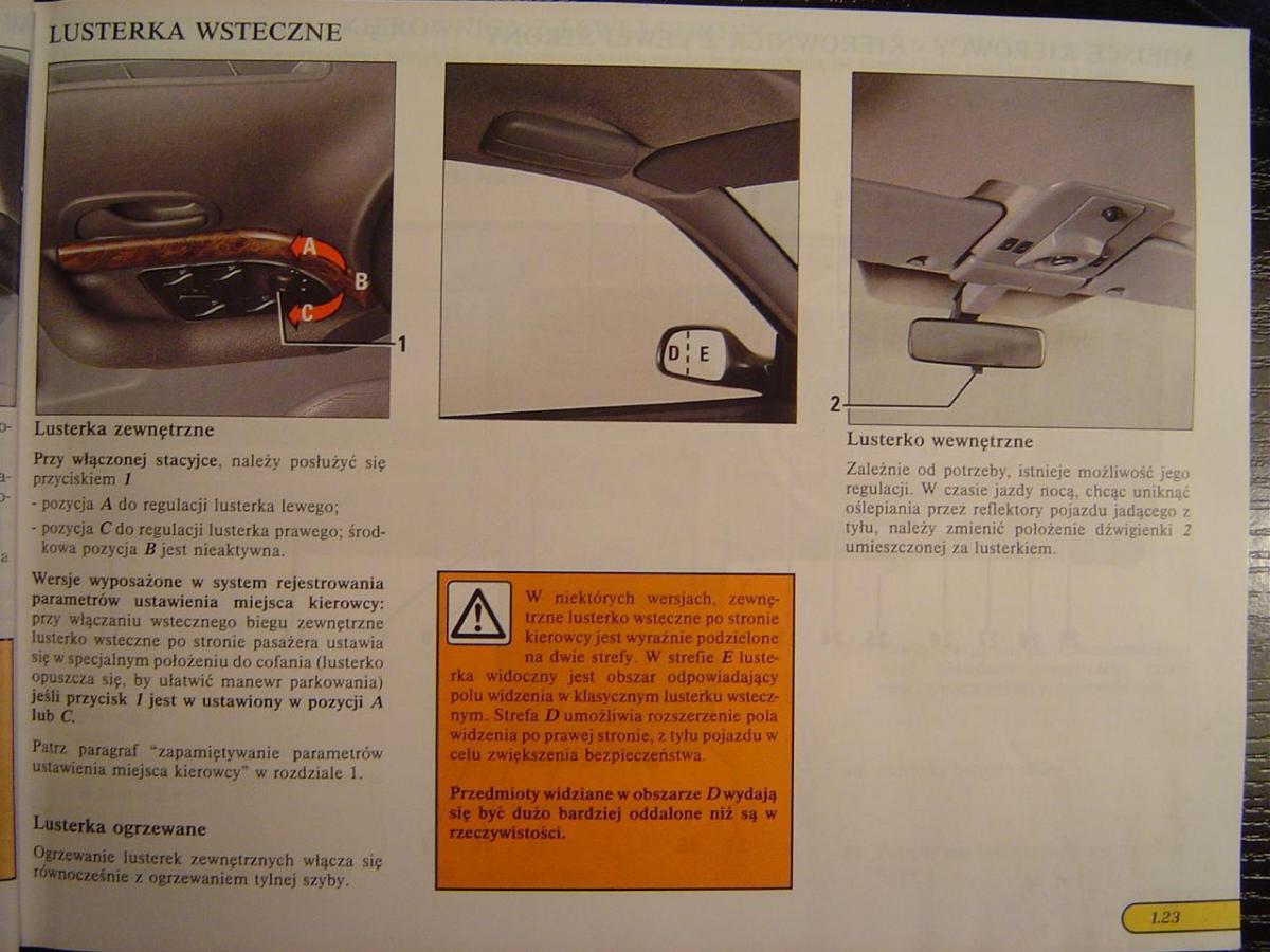 Renault Safrane I instrukcja obslugi / page 29
