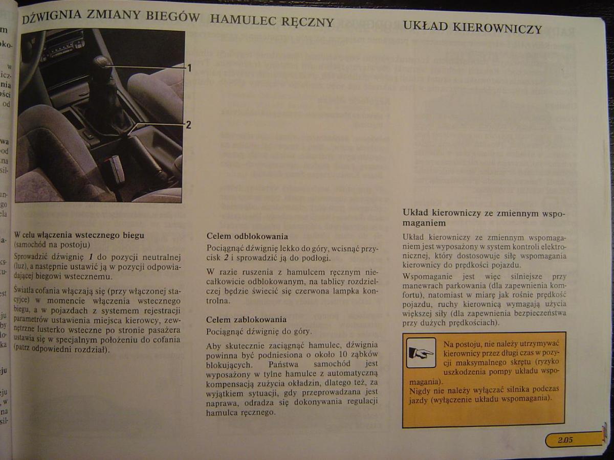 Renault Safrane I instrukcja obslugi / page 51