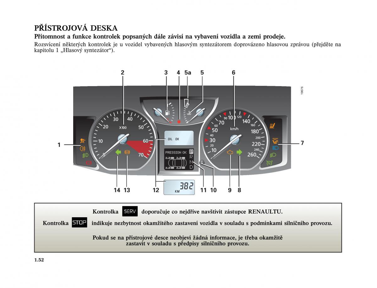 Renault Vel Satis instrukcja obslugi / page 62