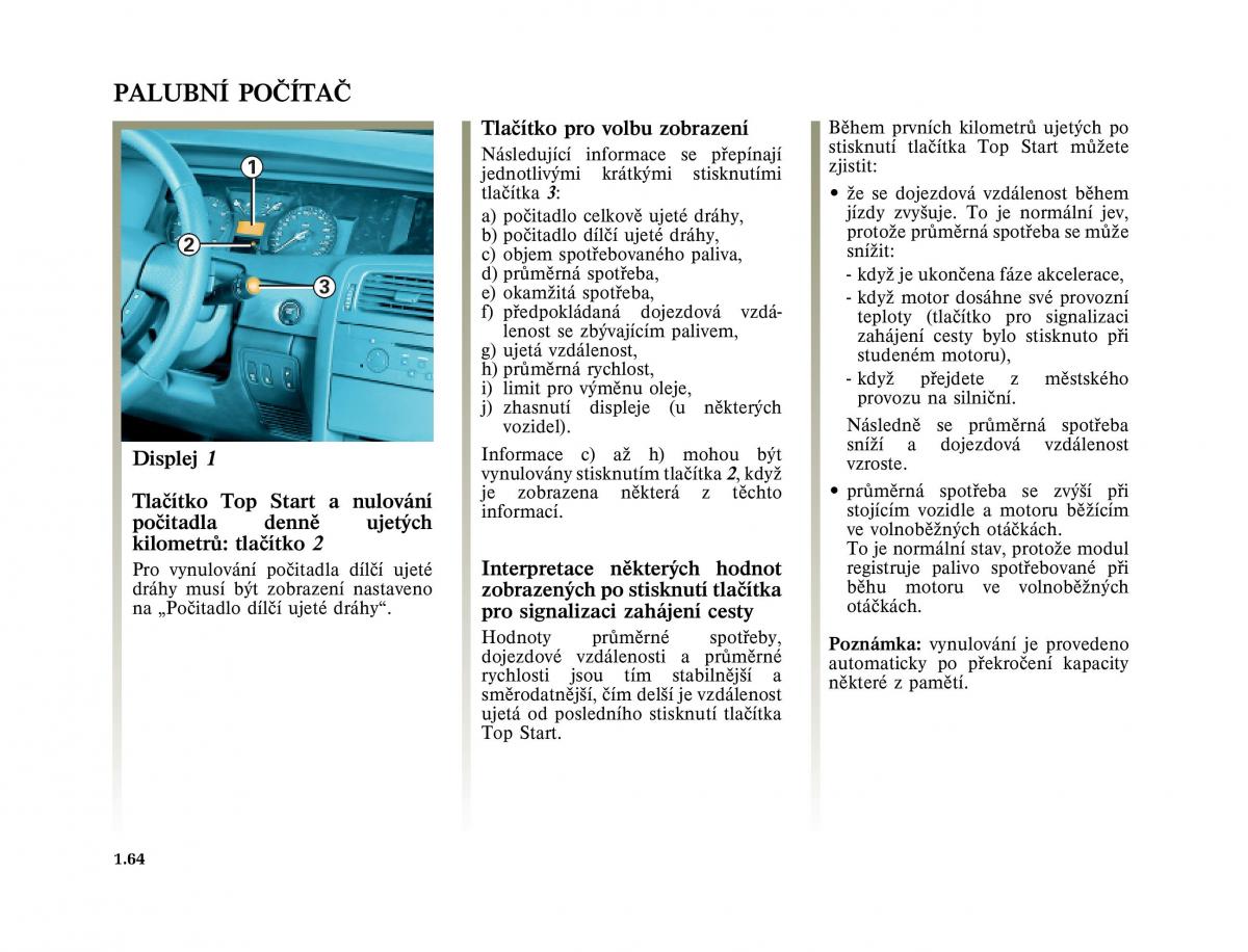 Renault Vel Satis instrukcja obslugi / page 74