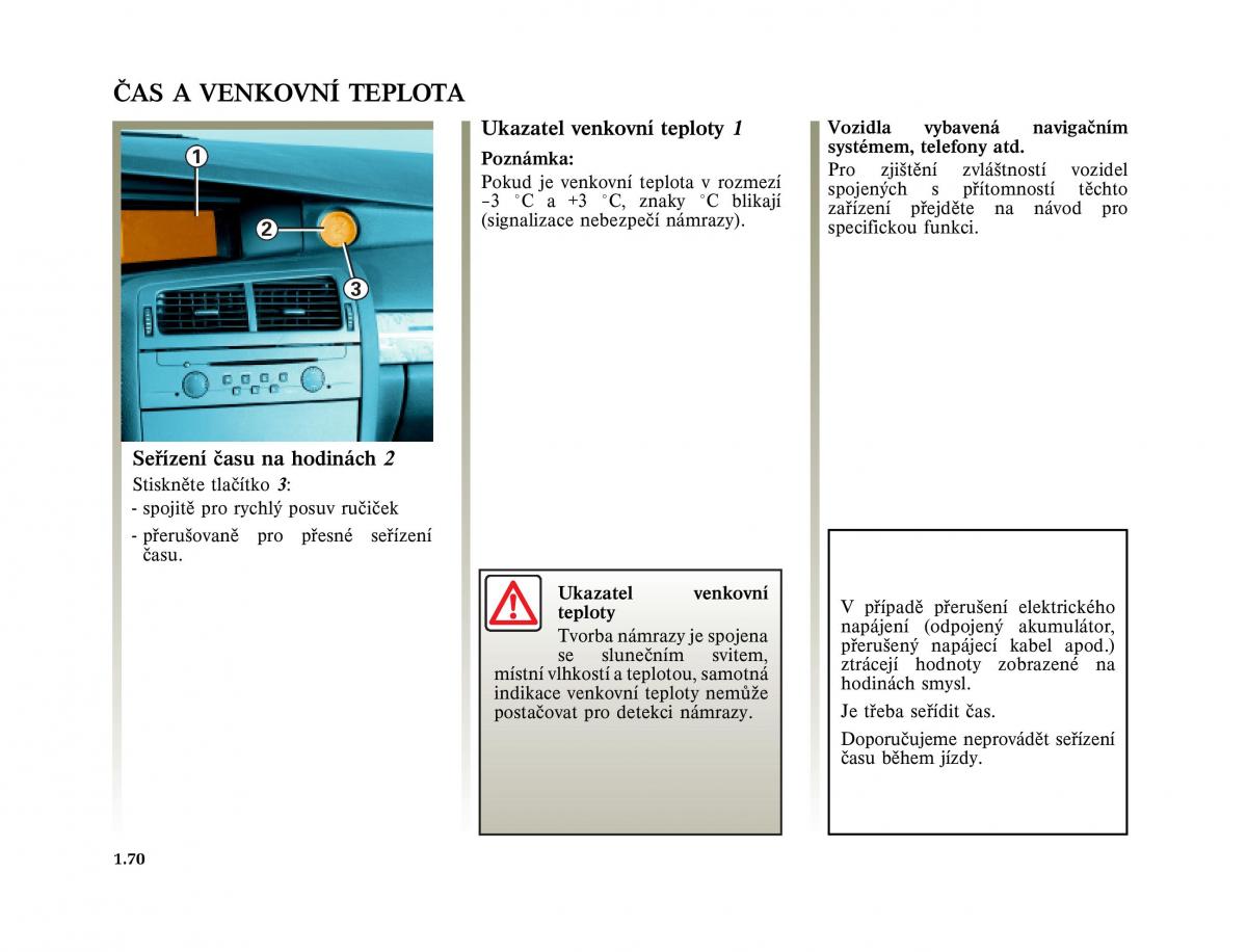 Renault Vel Satis instrukcja obslugi / page 80