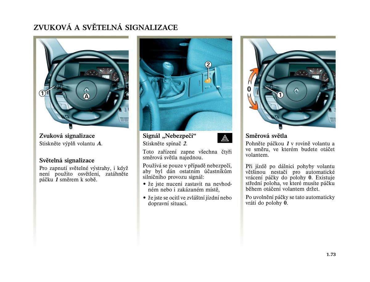 Renault Vel Satis instrukcja obslugi / page 83