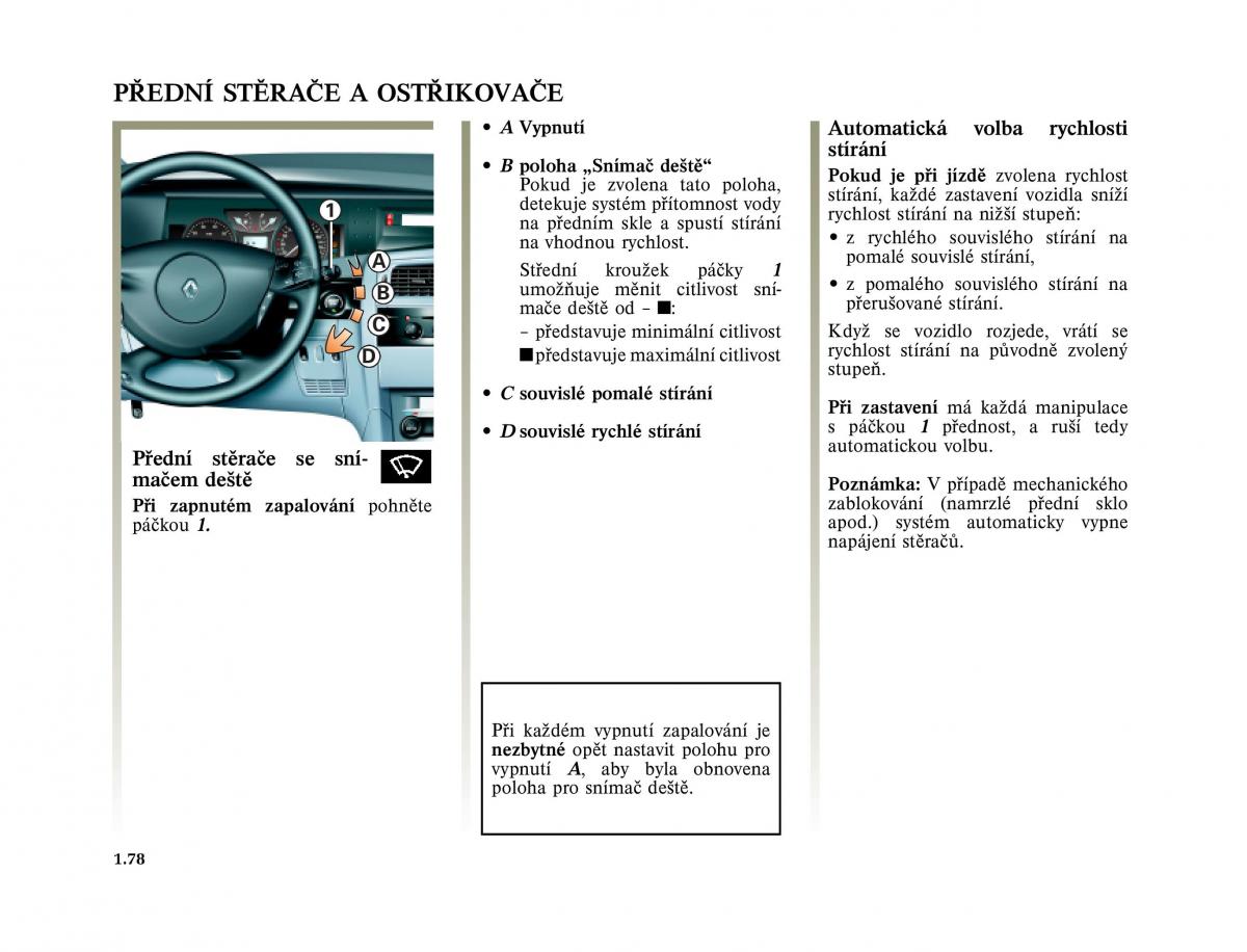 Renault Vel Satis instrukcja obslugi / page 88