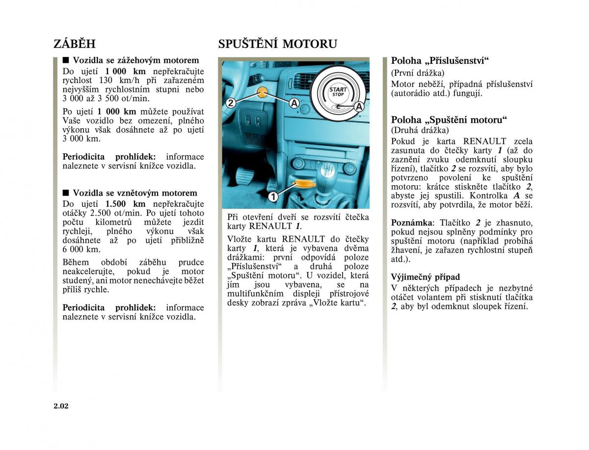 Renault Vel Satis instrukcja obslugi / page 96