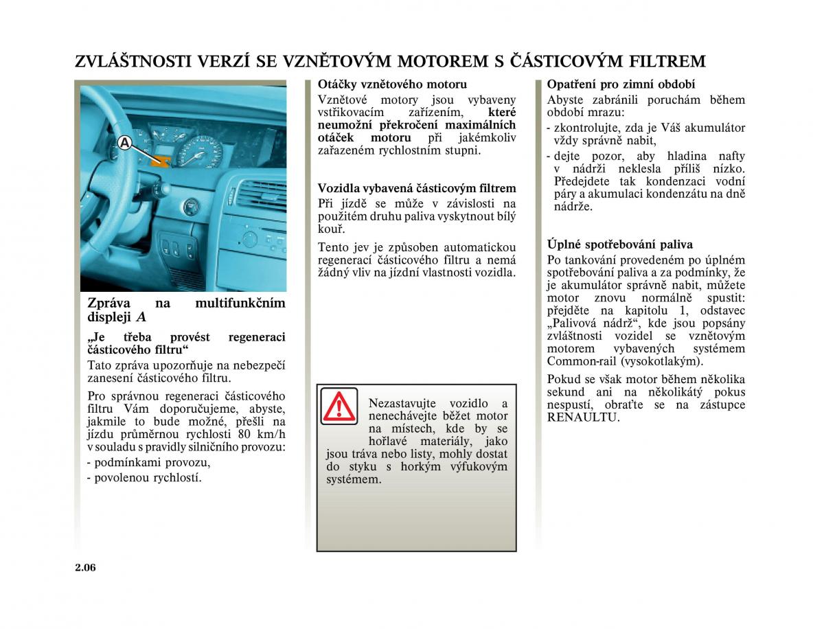 Renault Vel Satis instrukcja obslugi / page 100