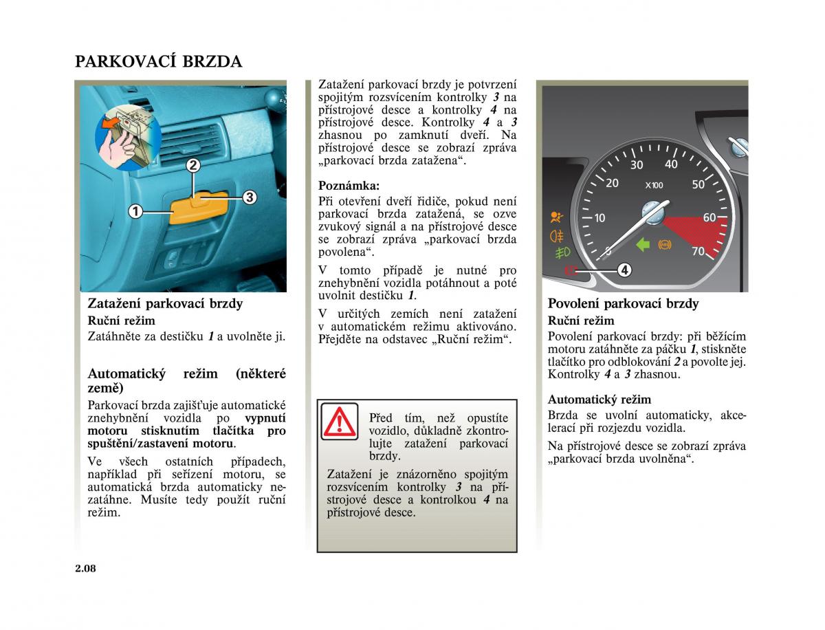 Renault Vel Satis instrukcja obslugi / page 102