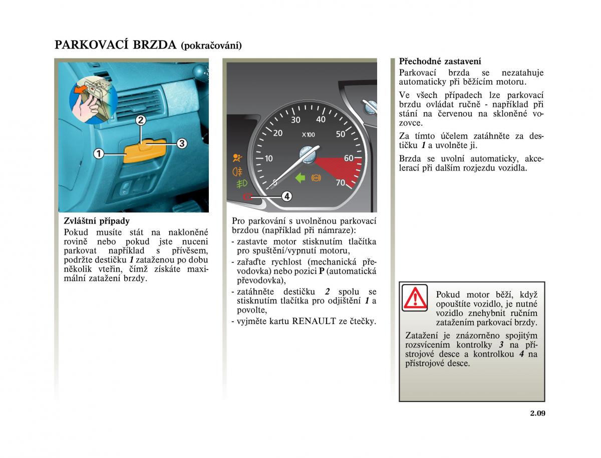 Renault Vel Satis instrukcja obslugi / page 103