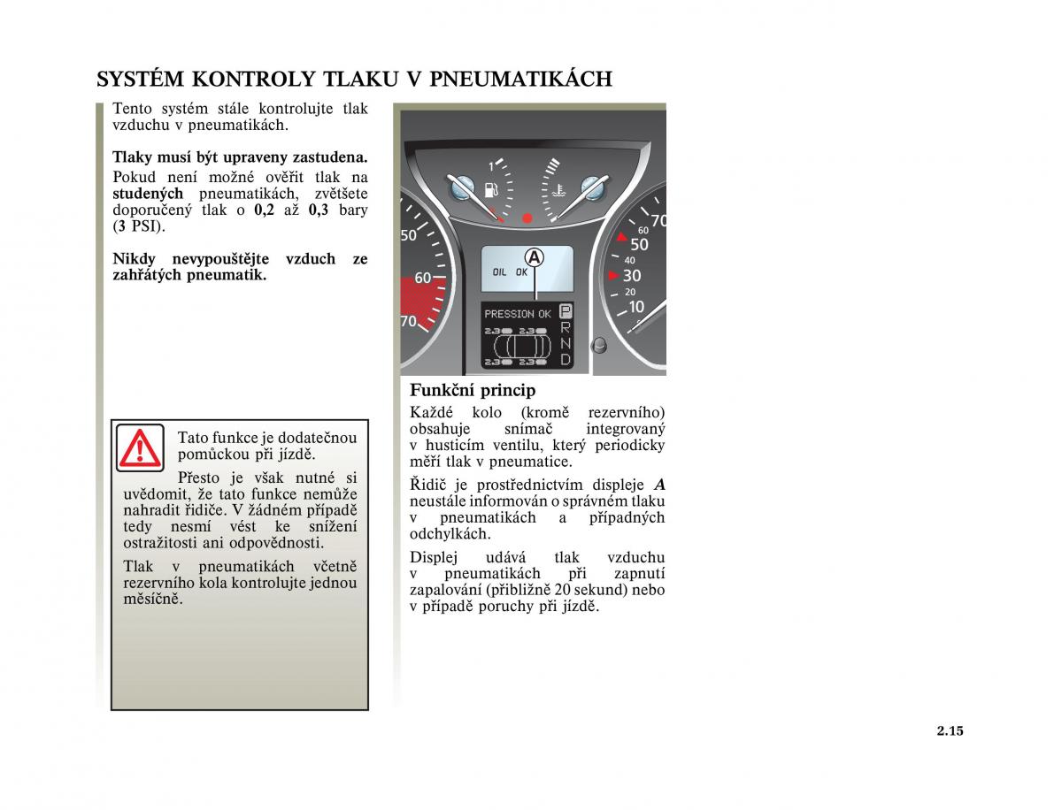 Renault Vel Satis instrukcja obslugi / page 109