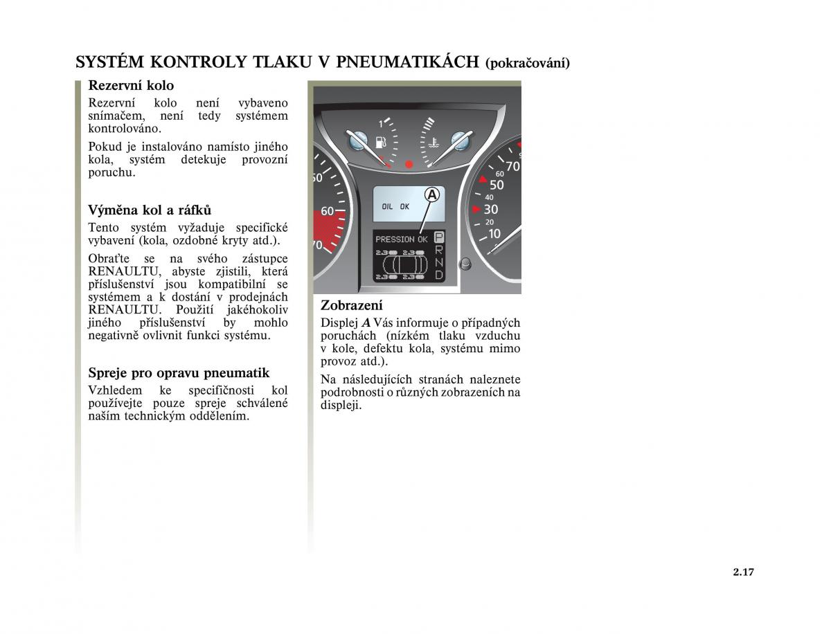 Renault Vel Satis instrukcja obslugi / page 111