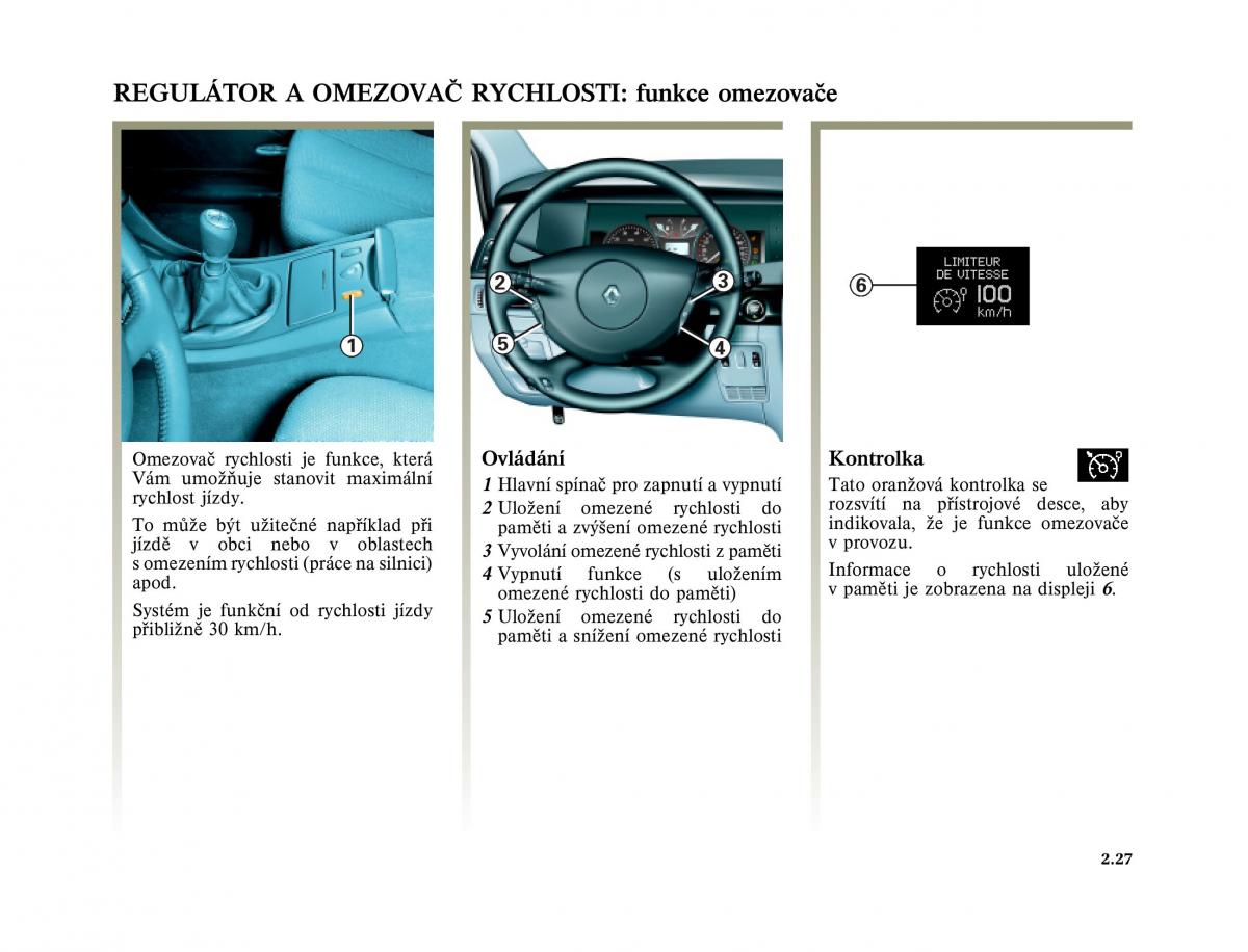 Renault Vel Satis instrukcja obslugi / page 121