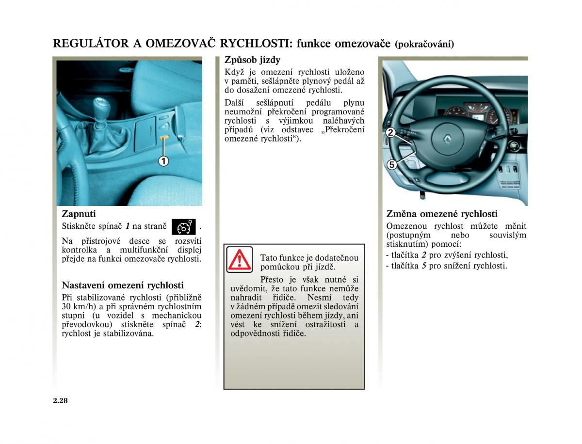 Renault Vel Satis instrukcja obslugi / page 122