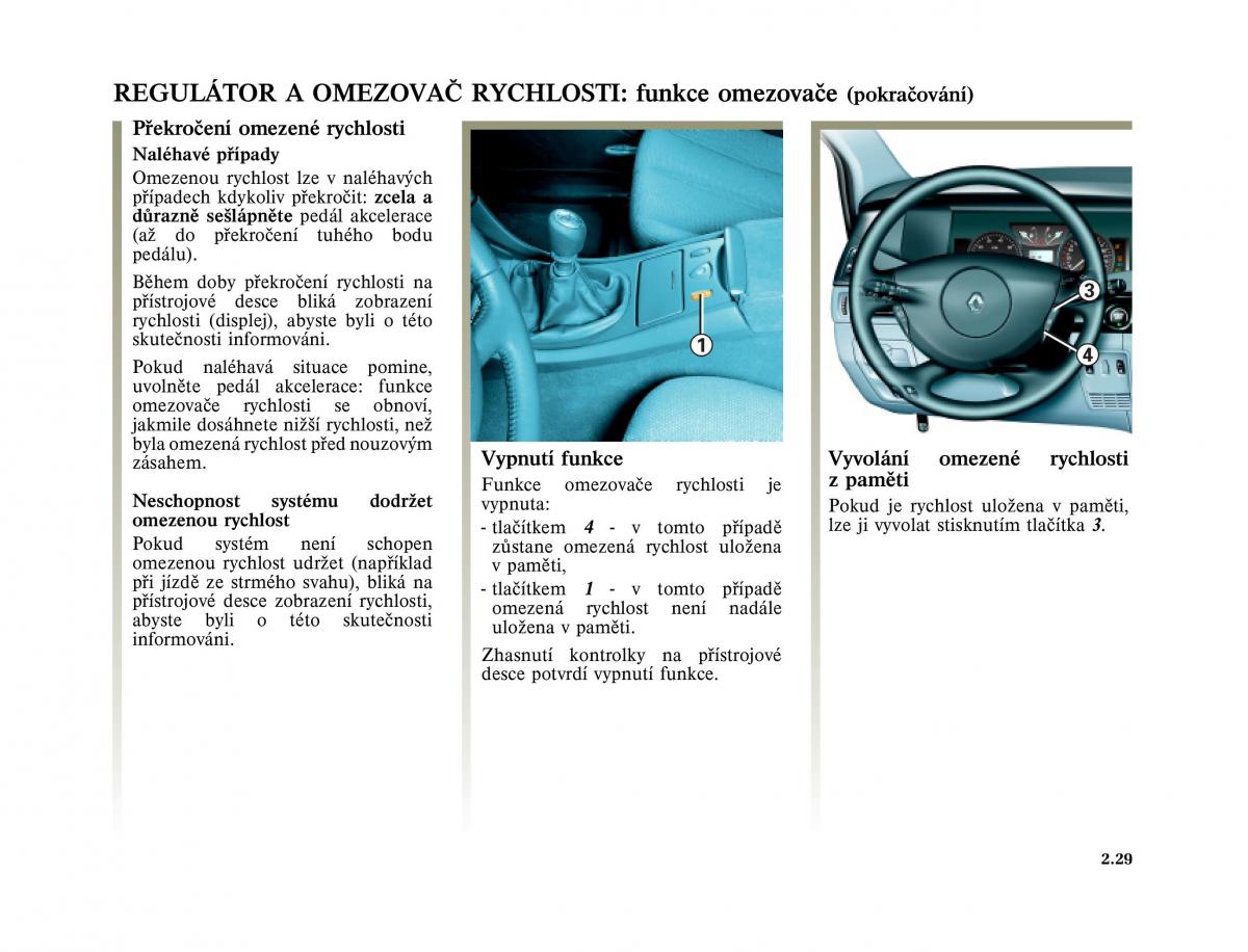 Renault Vel Satis instrukcja obslugi / page 123