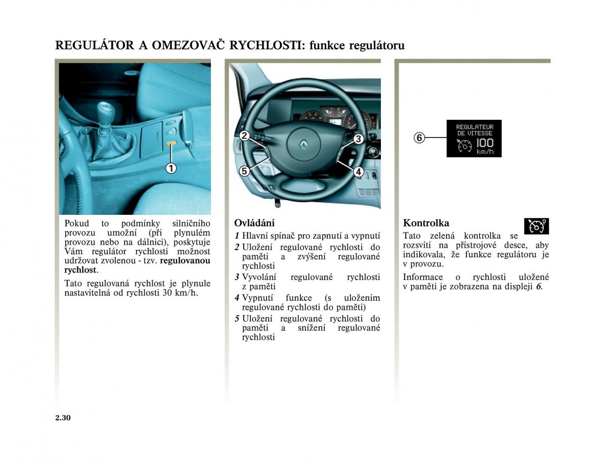 Renault Vel Satis instrukcja obslugi / page 124