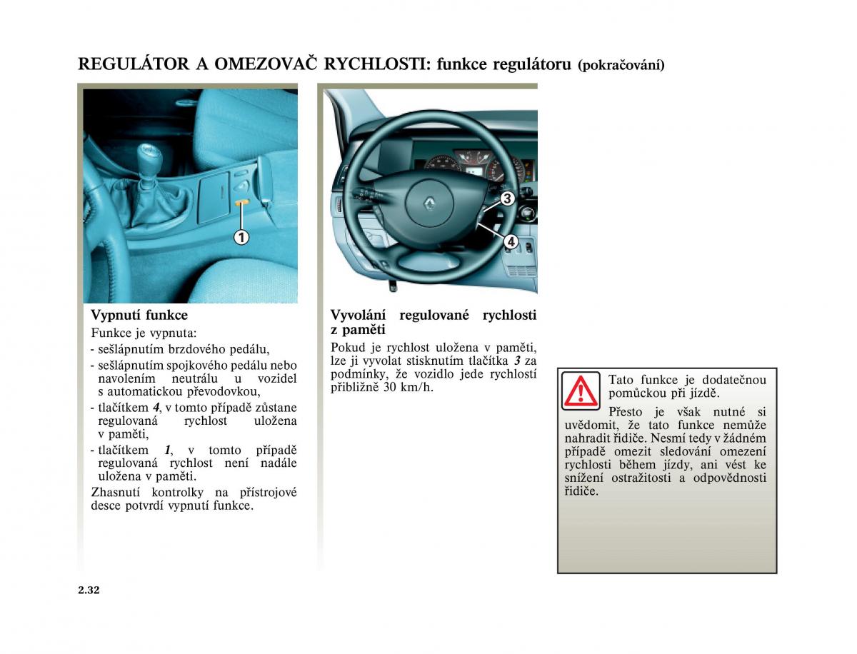 Renault Vel Satis instrukcja obslugi / page 126