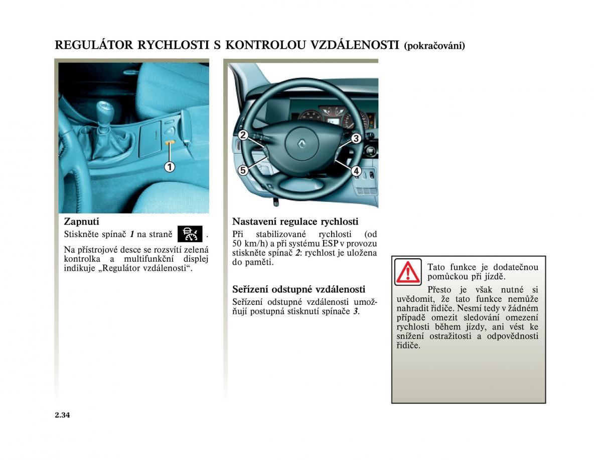 Renault Vel Satis instrukcja obslugi / page 128