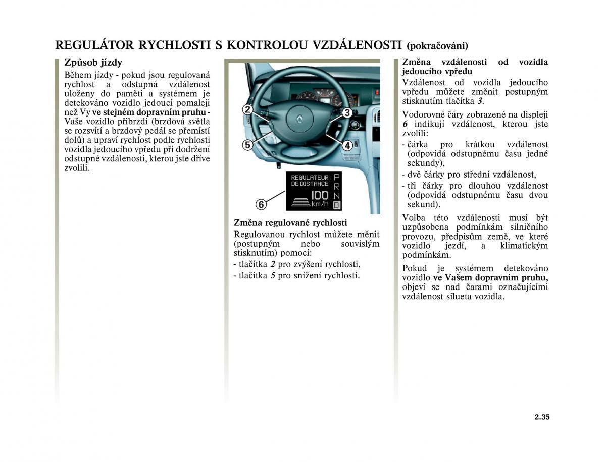 Renault Vel Satis instrukcja obslugi / page 129