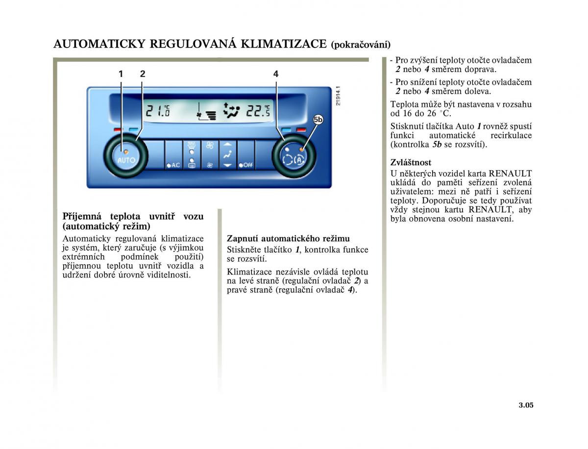 Renault Vel Satis instrukcja obslugi / page 147