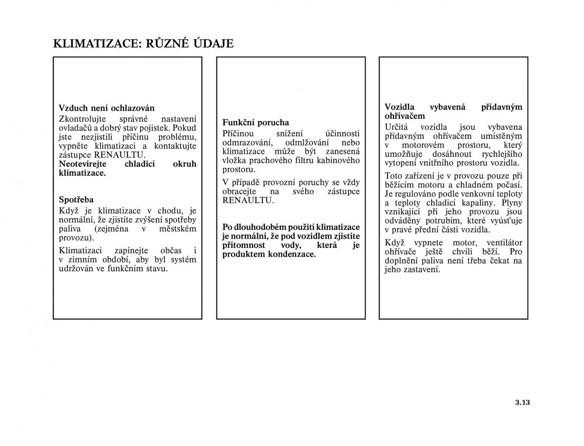 Renault Vel Satis instrukcja obslugi / page 155