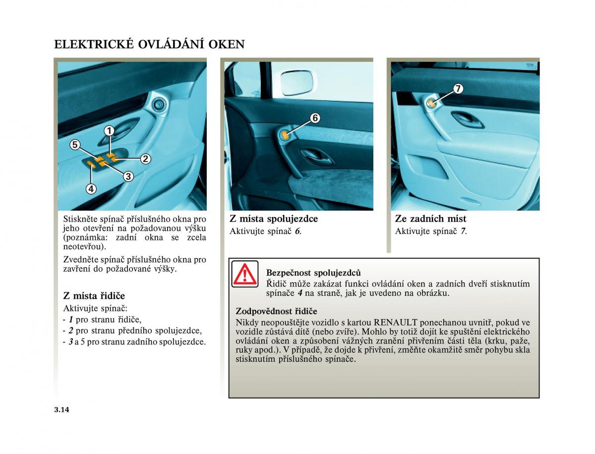 Renault Vel Satis instrukcja obslugi / page 156