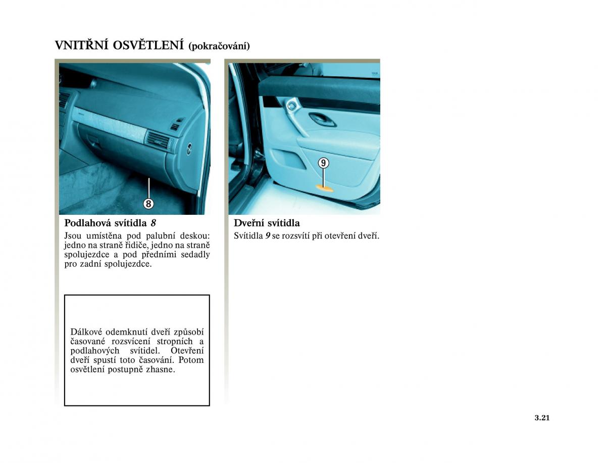 Renault Vel Satis instrukcja obslugi / page 163