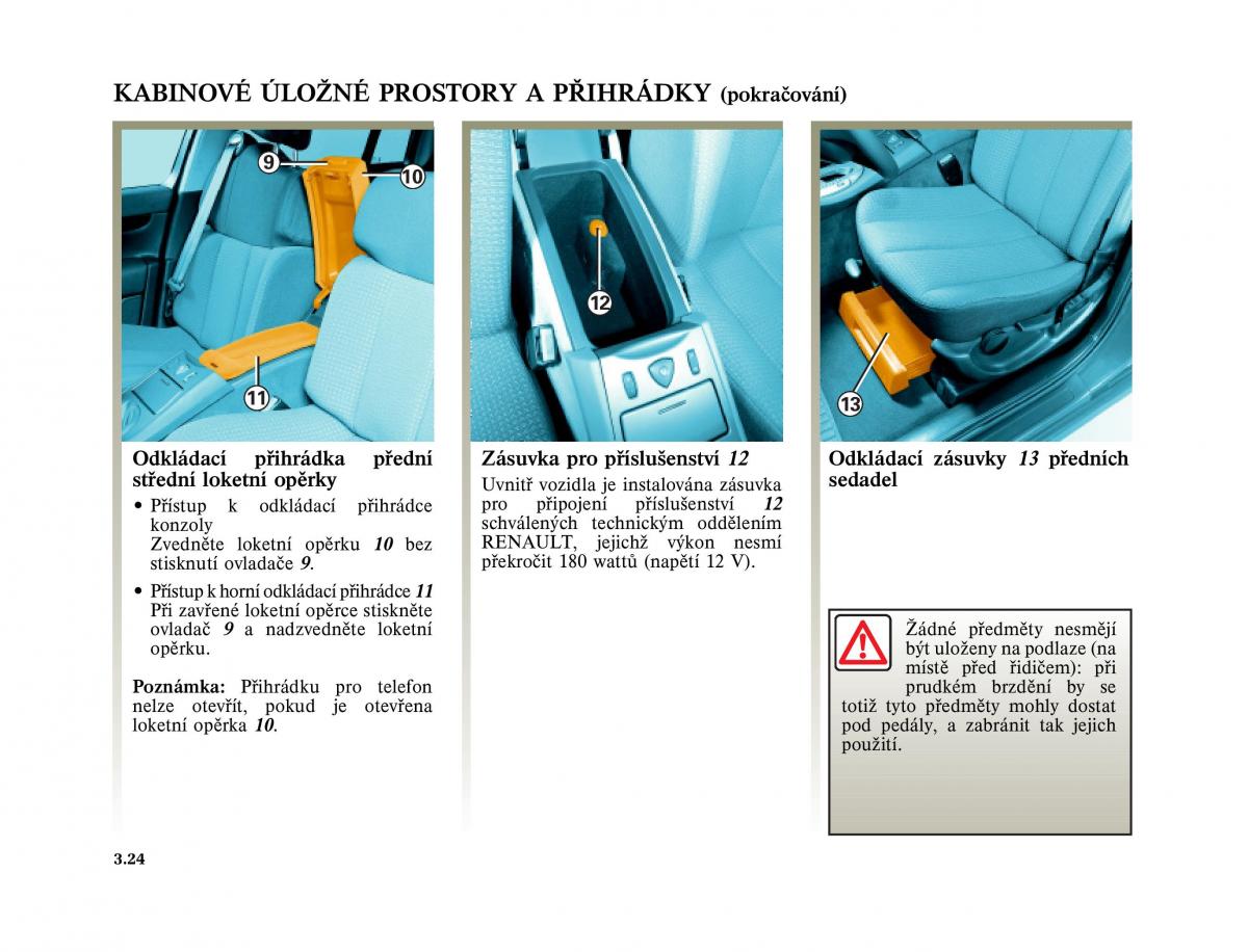 Renault Vel Satis instrukcja obslugi / page 166